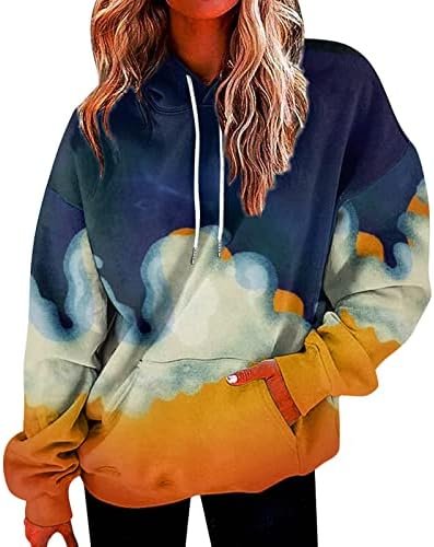 Womens Plus Size Hooded Sweatshirt Long Sleeve Drawstring Sweatshirt Loose Sweatshirt With Leopard Print Zip up
